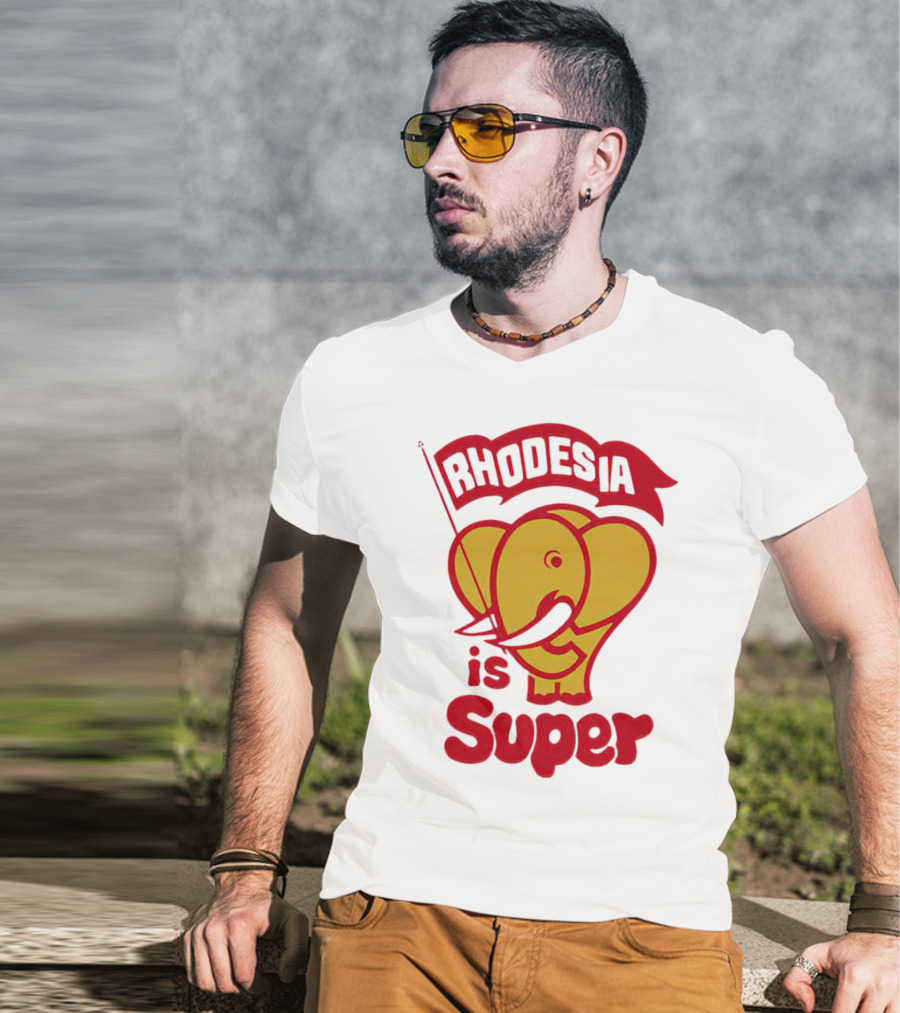 Rhodesia Is Super Elephant T-Shirt