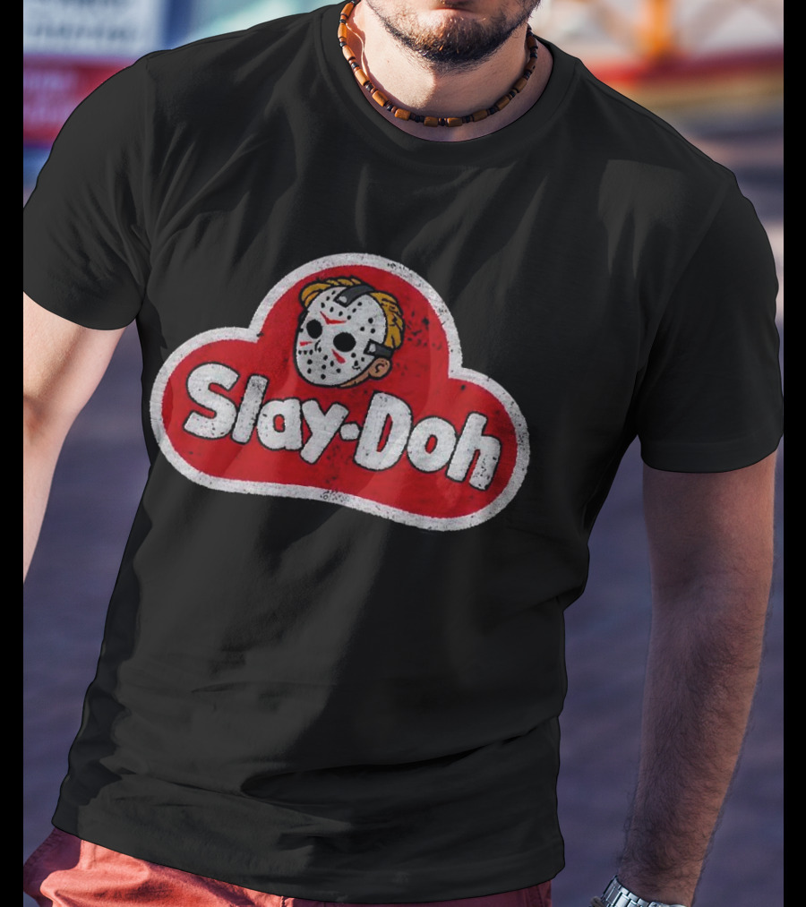Slay-Doh Jason Mask Horror T-Shirt