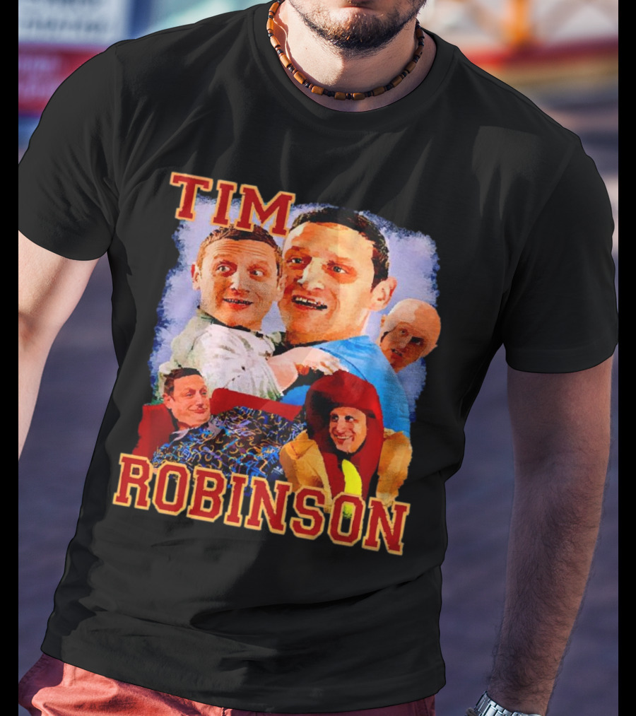 Tim Robinson Sketch Characters Collage T-Shirt