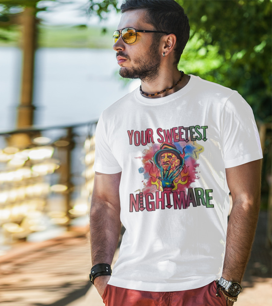 Your Sweetest Nightmare Freddy Krueger Halloween T-Shirt