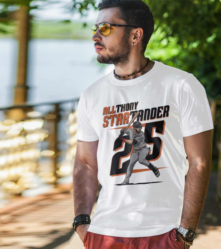 Anthony Santander All-Star Baseball Player Number 25 Baltimore T-Shirt