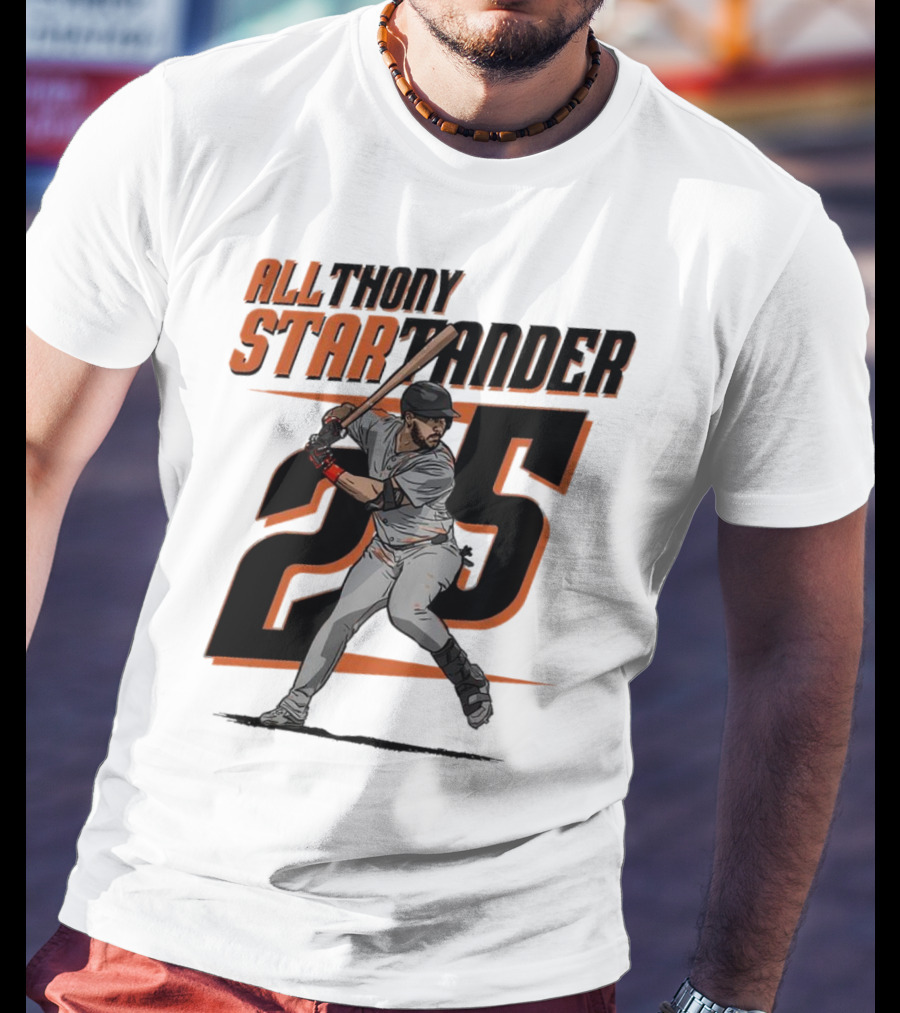 Anthony Santander All-Star Baseball Player Number 25 Baltimore T-Shirt