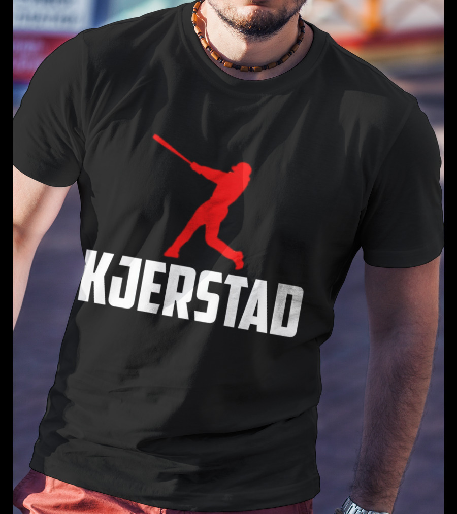 Kjerstad Baseball Player Silhouette Baltimore Orioles T-Shirt