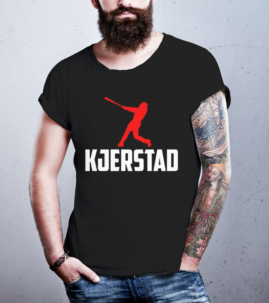 Kjerstad Baseball Player Silhouette Baltimore Orioles T-Shirt