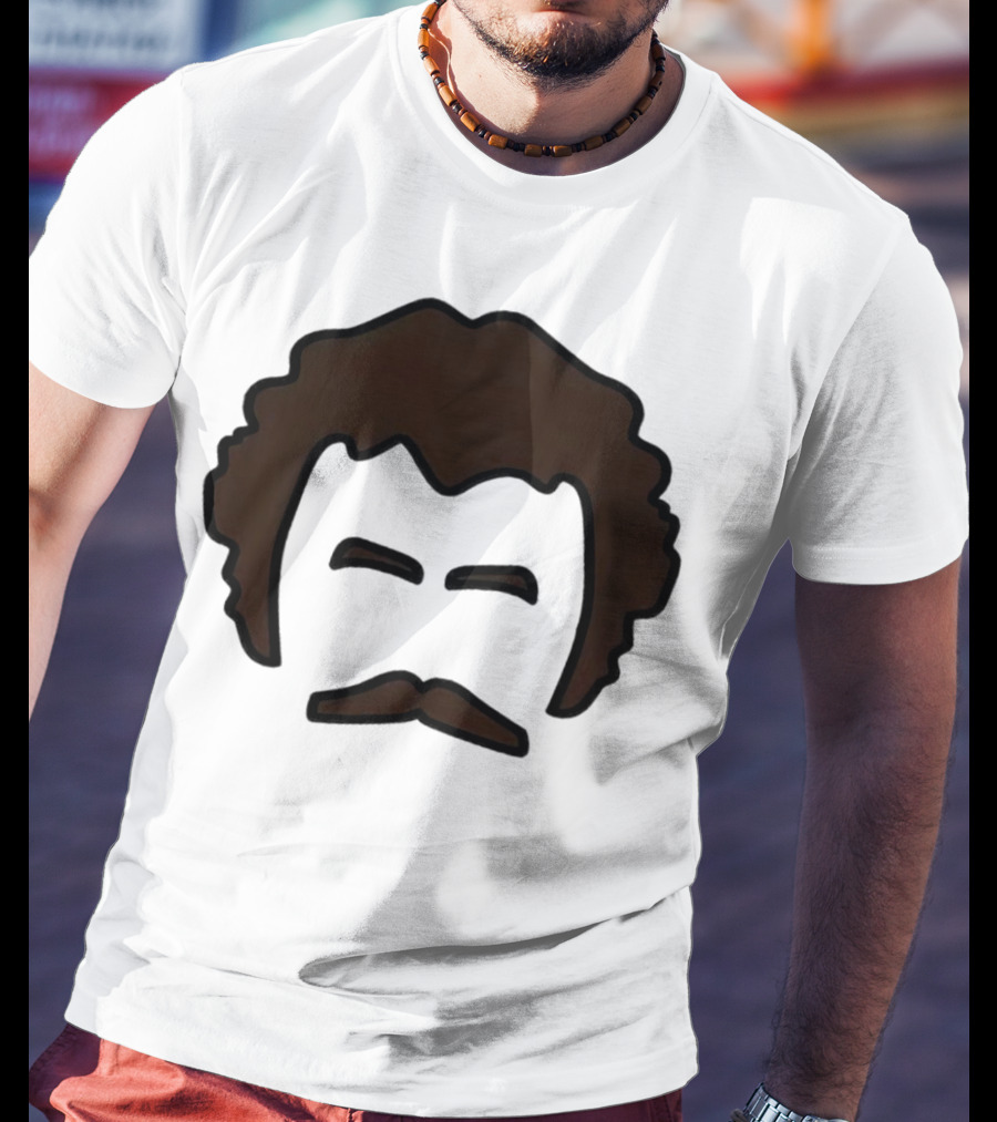 John Oates Mustache Hair T-Shirt
