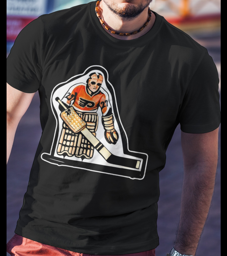 Philadelphia Flyers Jason Voorhees Hockey Mashup Noah Cates T-Shirt