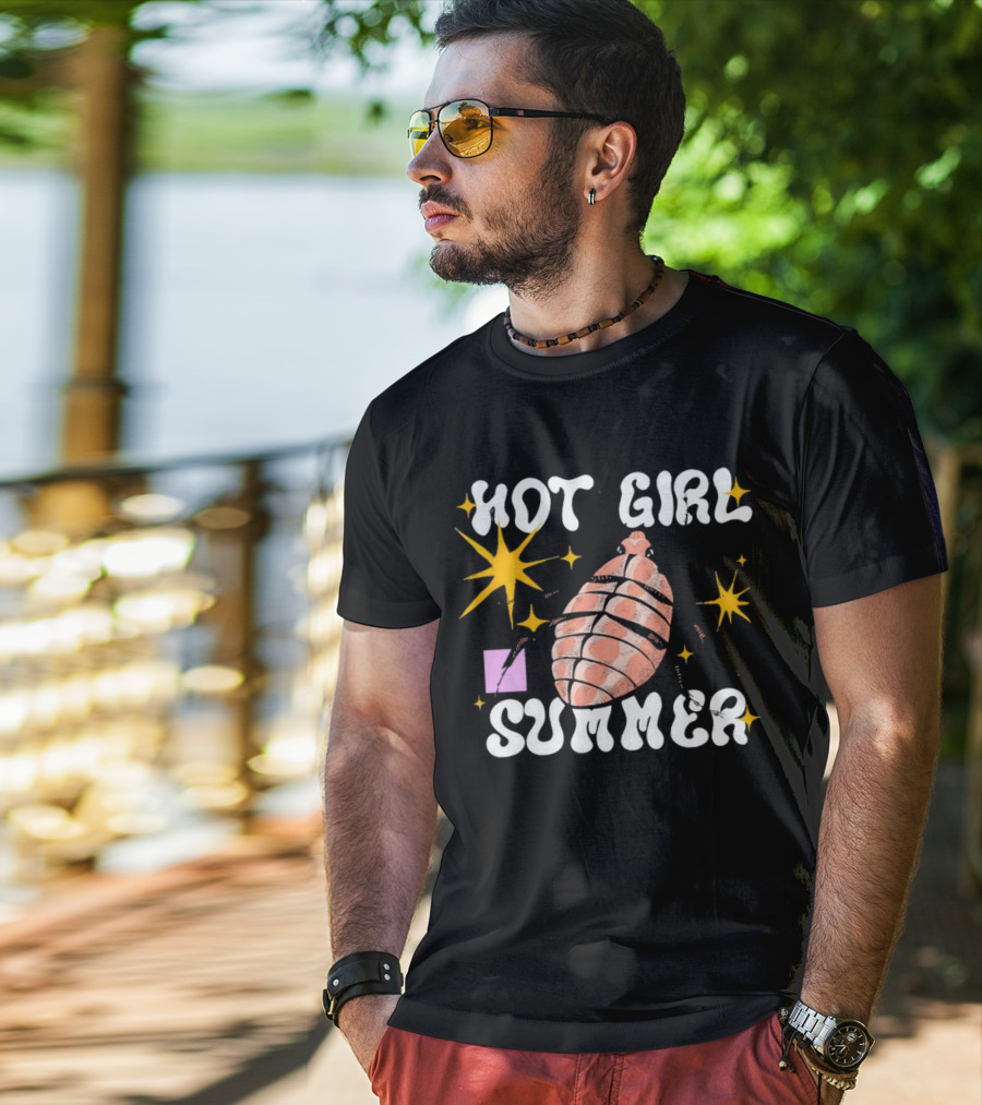 Hot Girl Summer Starburst Shell T-Shirt
