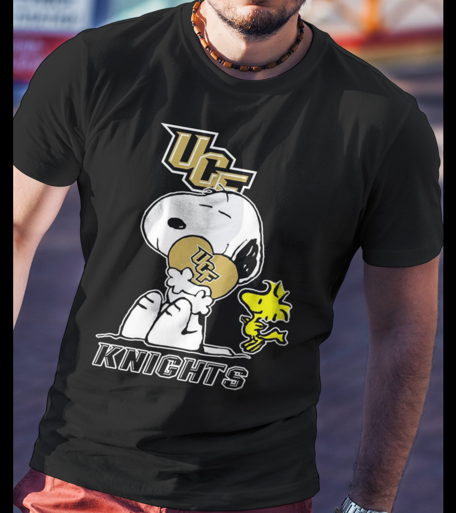 Snoopy And Woodstock UCF Knights Football Team Spirit T-Shirt