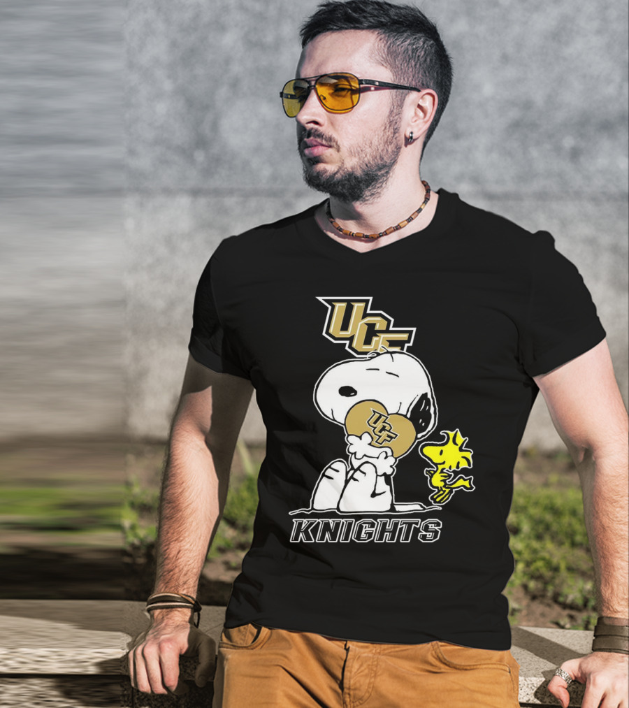 Snoopy And Woodstock UCF Knights Football Team Spirit T-Shirt