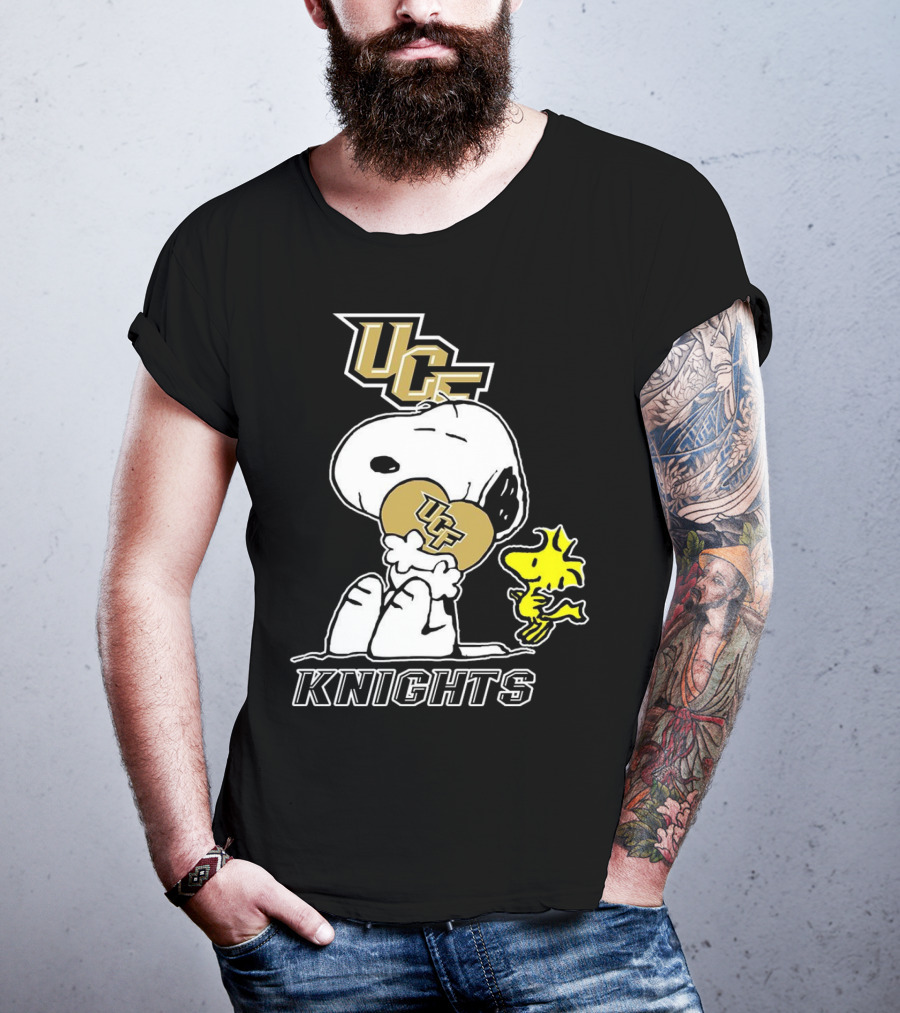 Snoopy And Woodstock UCF Knights Football Team Spirit T-Shirt