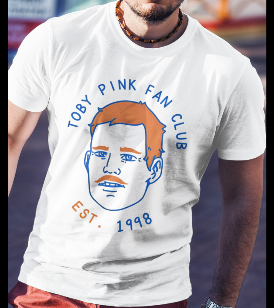 Toby Pink Fan Club Est 1998 Orange T-Shirt