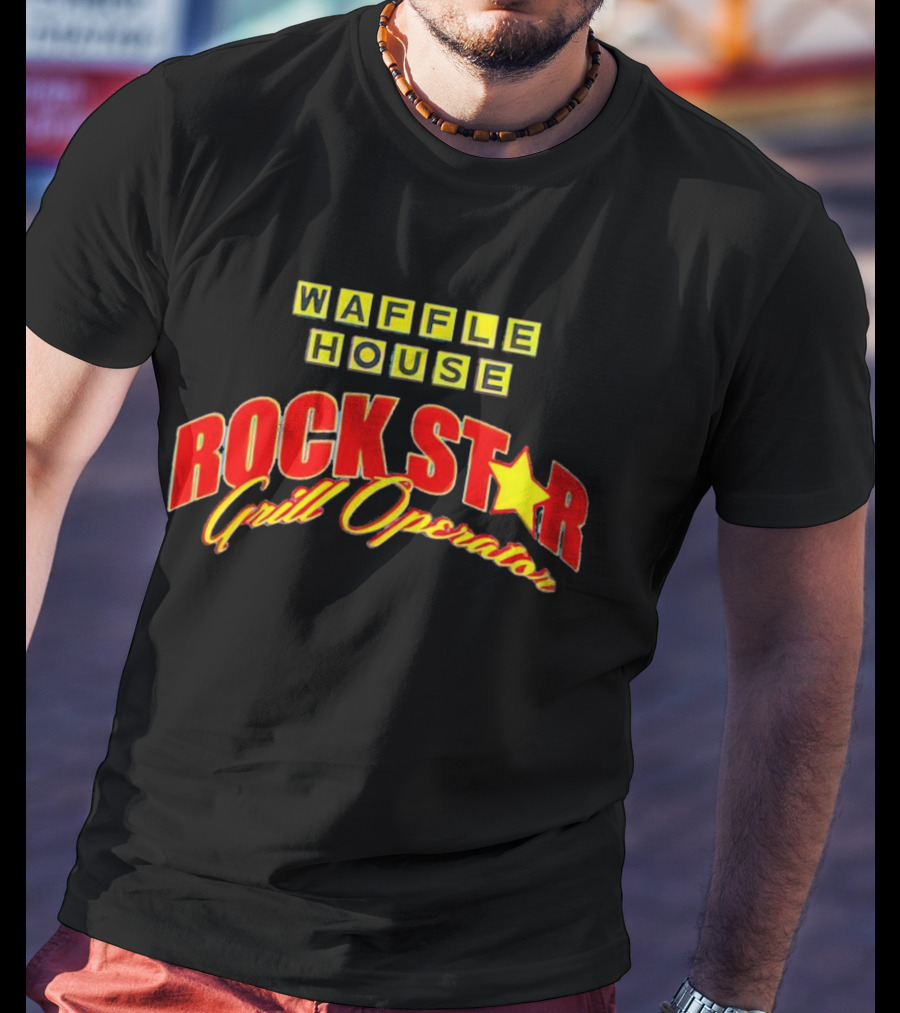 Waffle House Rock Star Grill Operator T-Shirt