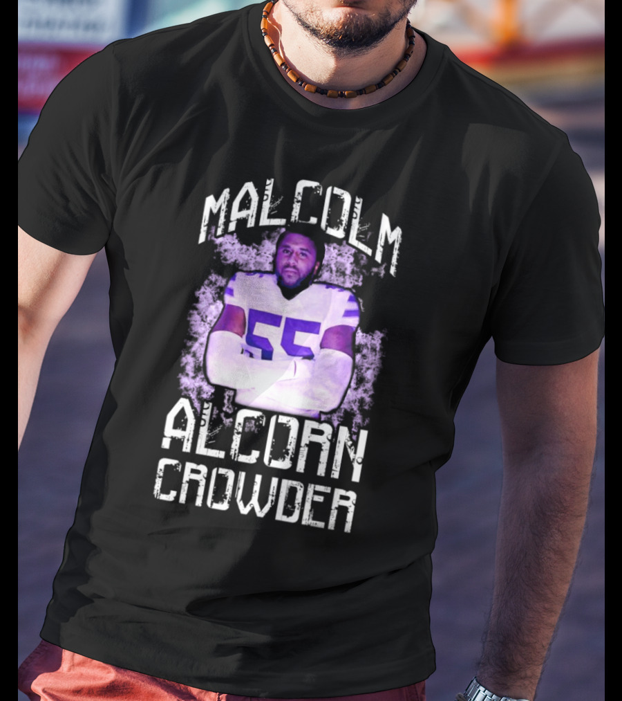 Malcolm Alcorn Crowder Kansas State Wildcats 55 T-Shirt