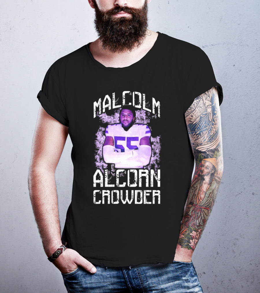 Malcolm Alcorn Crowder Kansas State Wildcats 55 T-Shirt