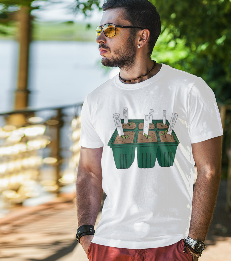 Patience Optimism Self Esteem Energy Finance Responsibility T-Shirt