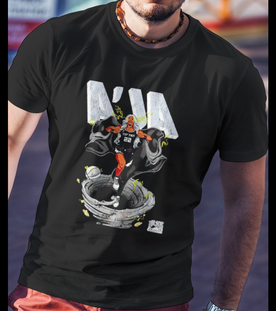 Las Vegas Aces A'ja Wilson 22 Top Tier Superhero Wilson Comics T-Shirt