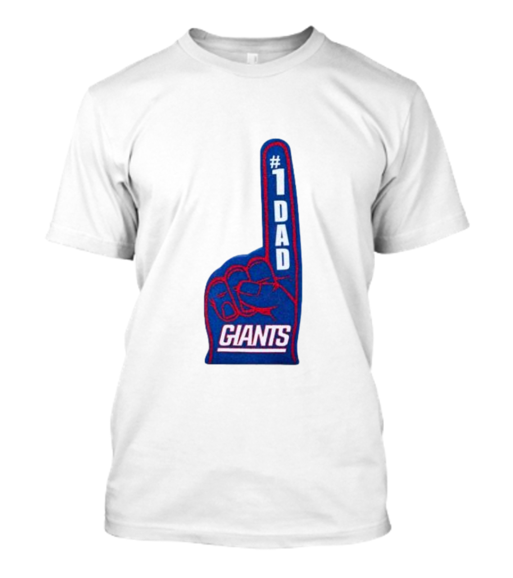 1 Dad Giants New York Giants Happy Father’s Day T-Shirt