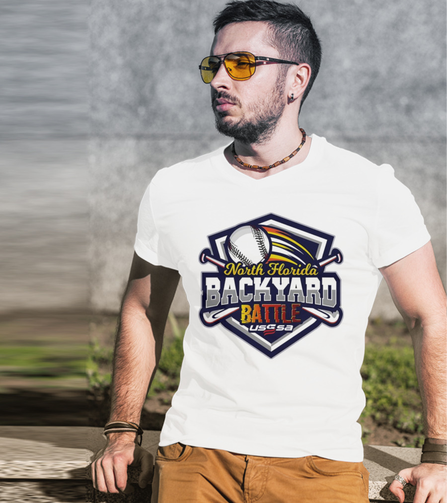 North Florida Backyard Battle Baseball USSSA T-Shirt