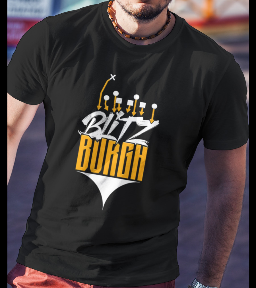 Pittsburgh Steelers Blitzburgh Football Play T-Shirt