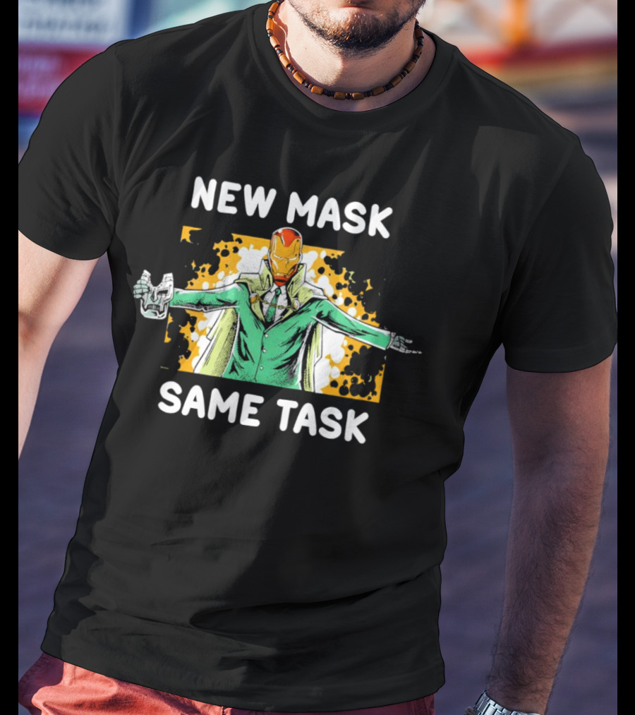 New Mask Same Task Doctor Doom Iron Man T-Shirt