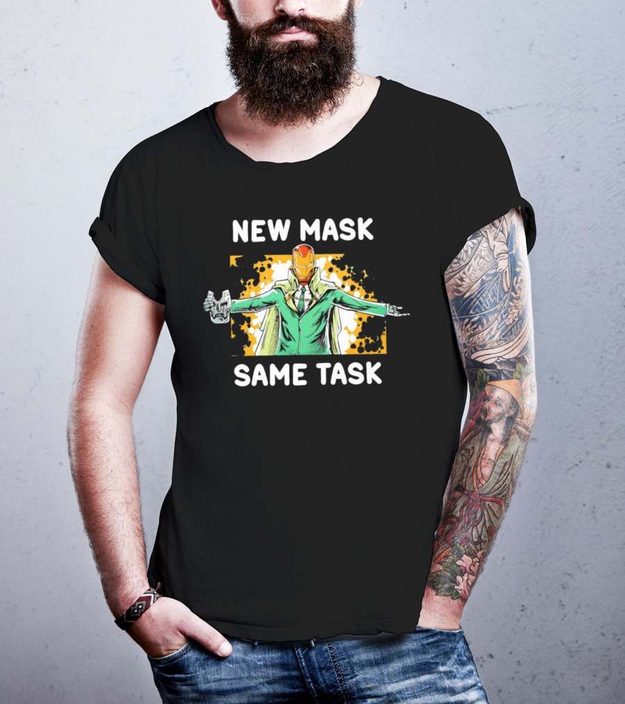 New Mask Same Task Doctor Doom Iron Man T-Shirt
