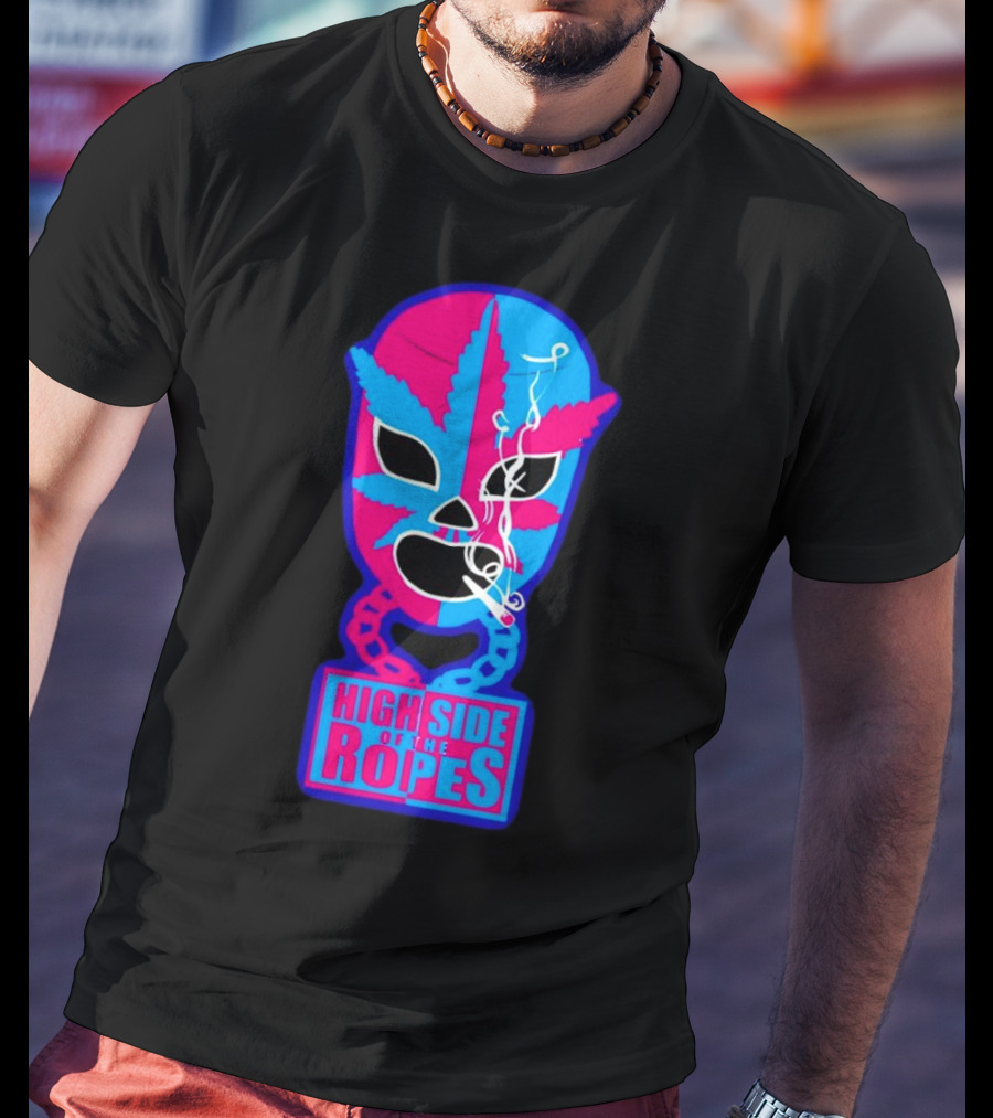 High Side Of The Ropes Karnival Of Kush Mask Smoke Chain T-Shirt