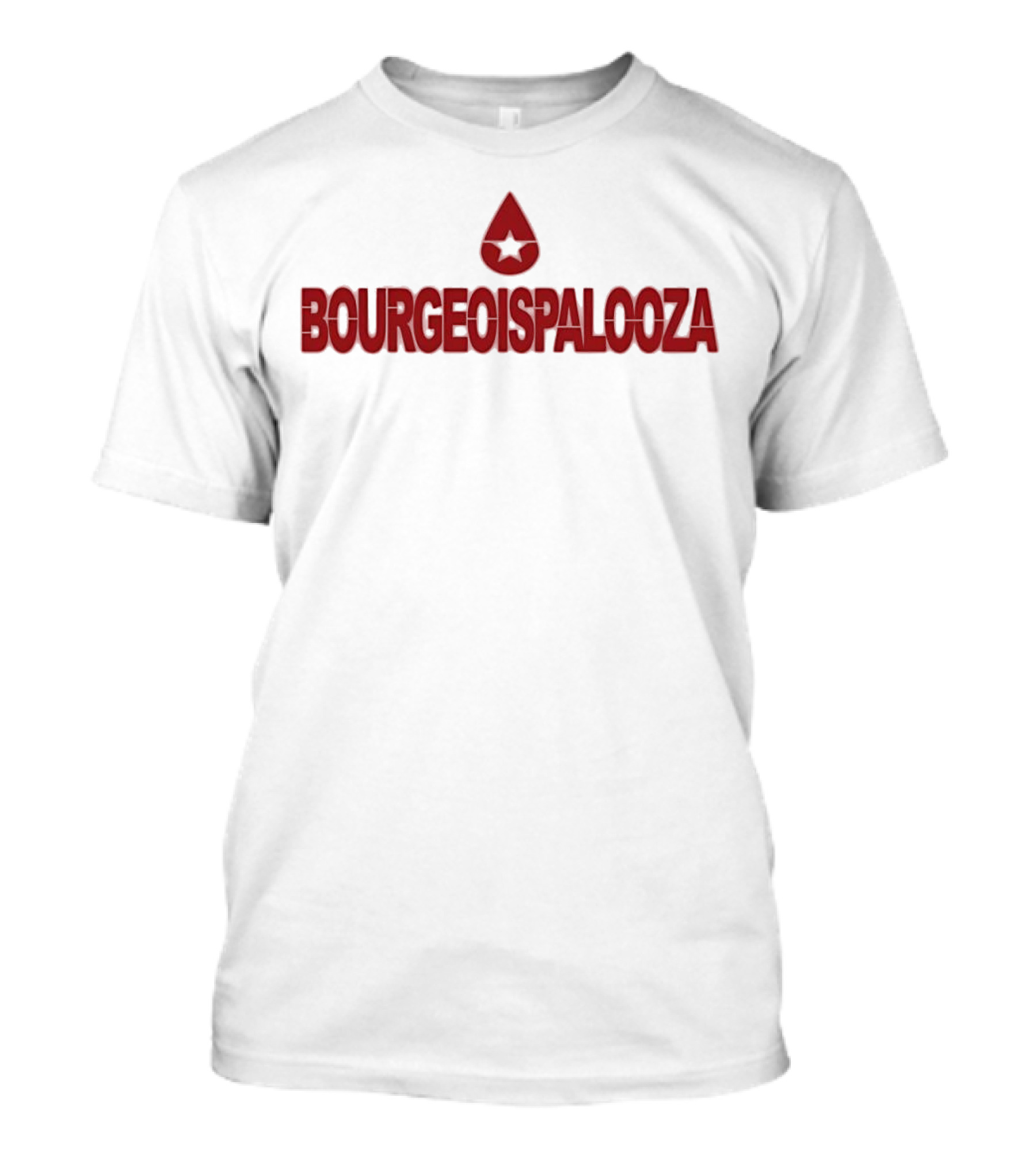Bourgeoispalooza Red Star Droplet T-Shirt