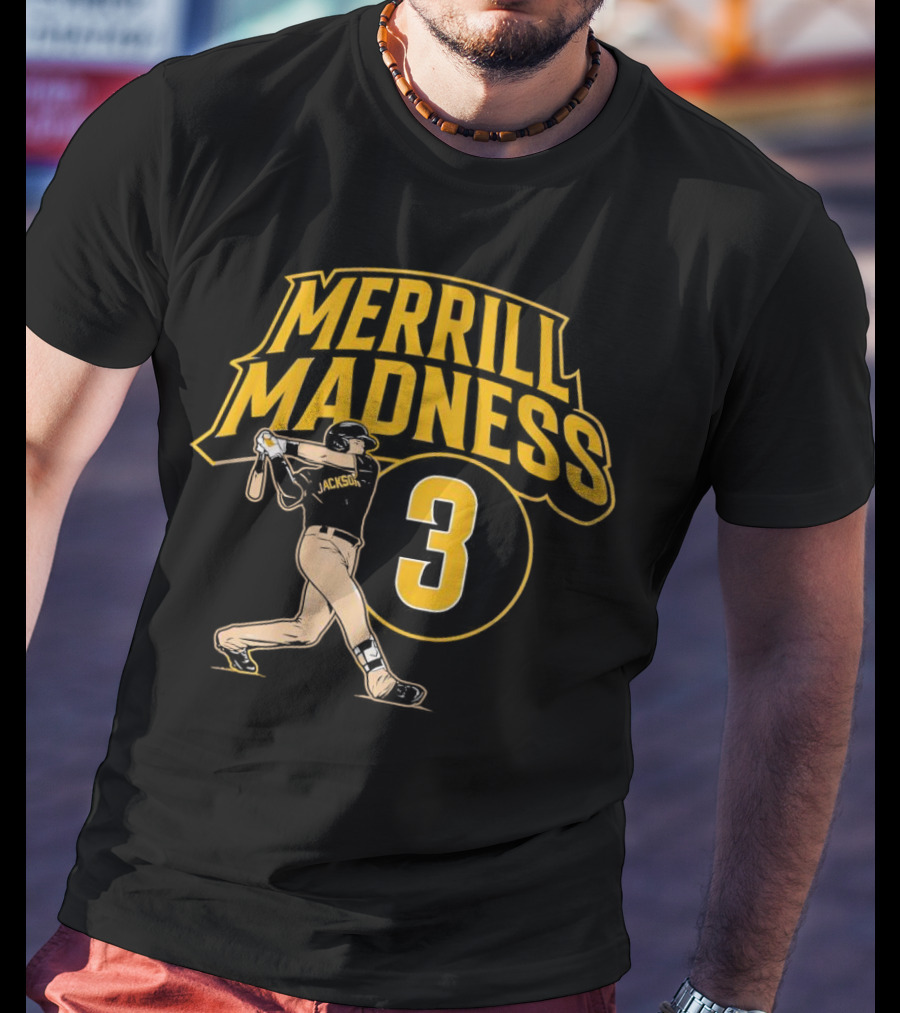 Merrill Madness 3 Jackson San Diego Padres T-Shirt
