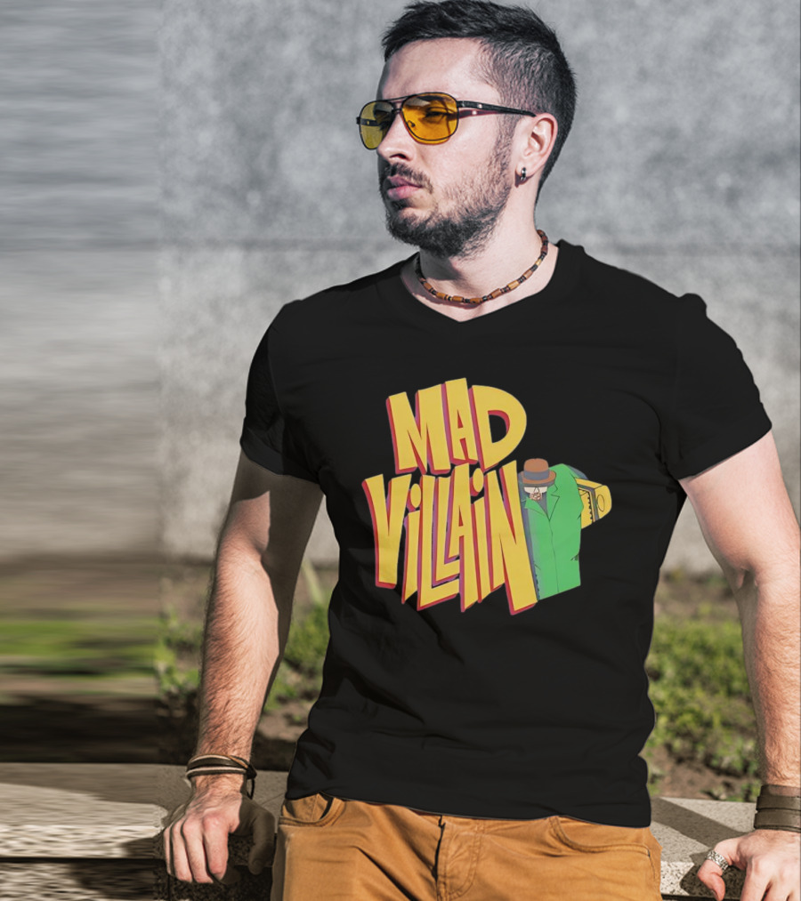 Mad Villain Lurk Mystery Figure In Green Trench Coat And Hat T-Shirt