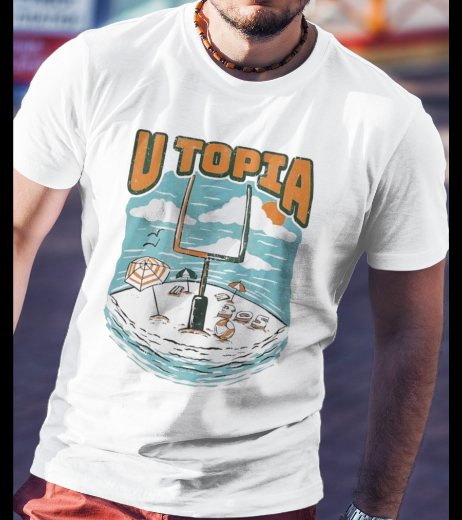 Miami Hurricanes U Topia 305 Beach Paradise T-Shirt