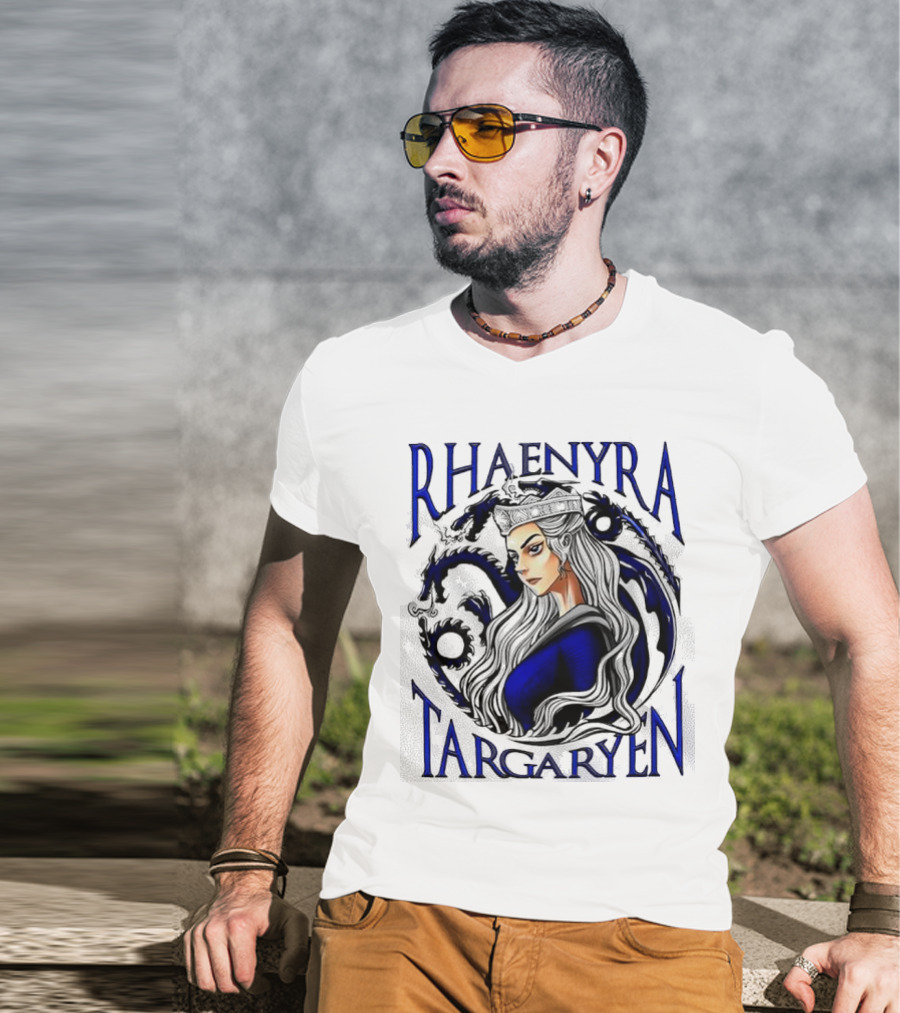 Rhaenyra Targaryen Dragon Emblem Royalty T-Shirt