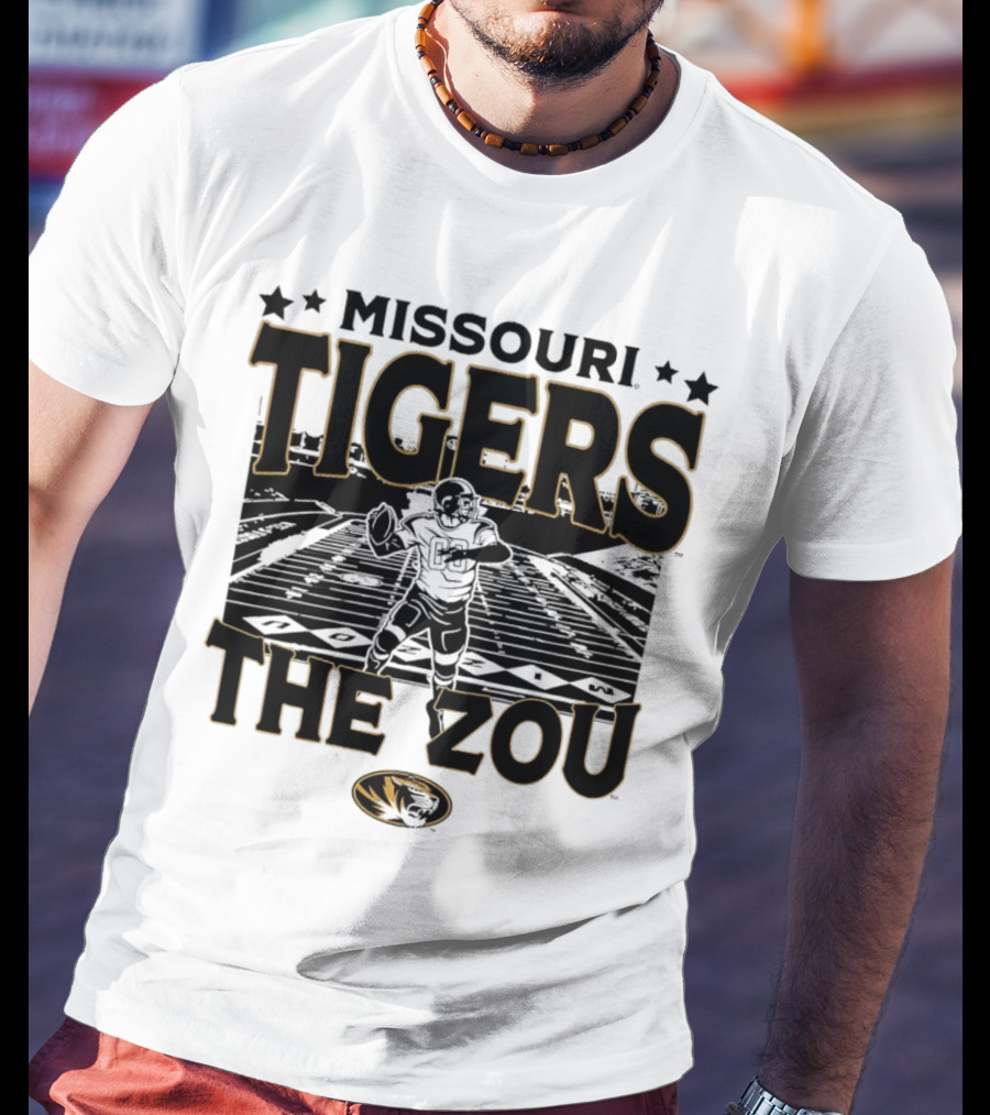 Missouri Tigers The Zou Football Gameday Couture T-Shirt