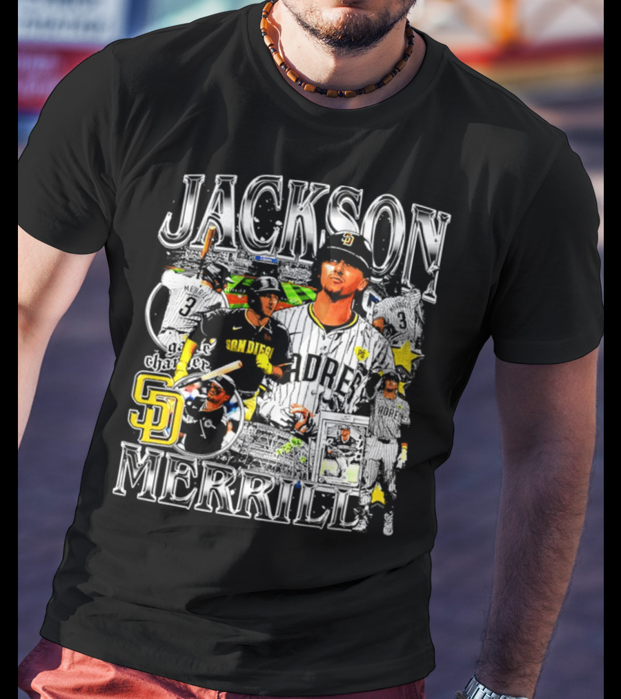 Jackson Merrill Padres SD Baseball T-Shirt