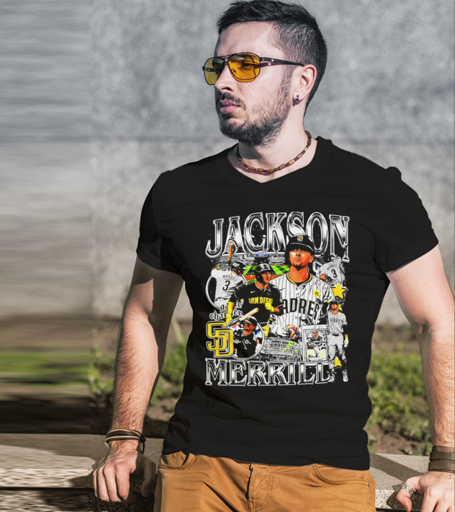 Jackson Merrill Padres SD Baseball T-Shirt
