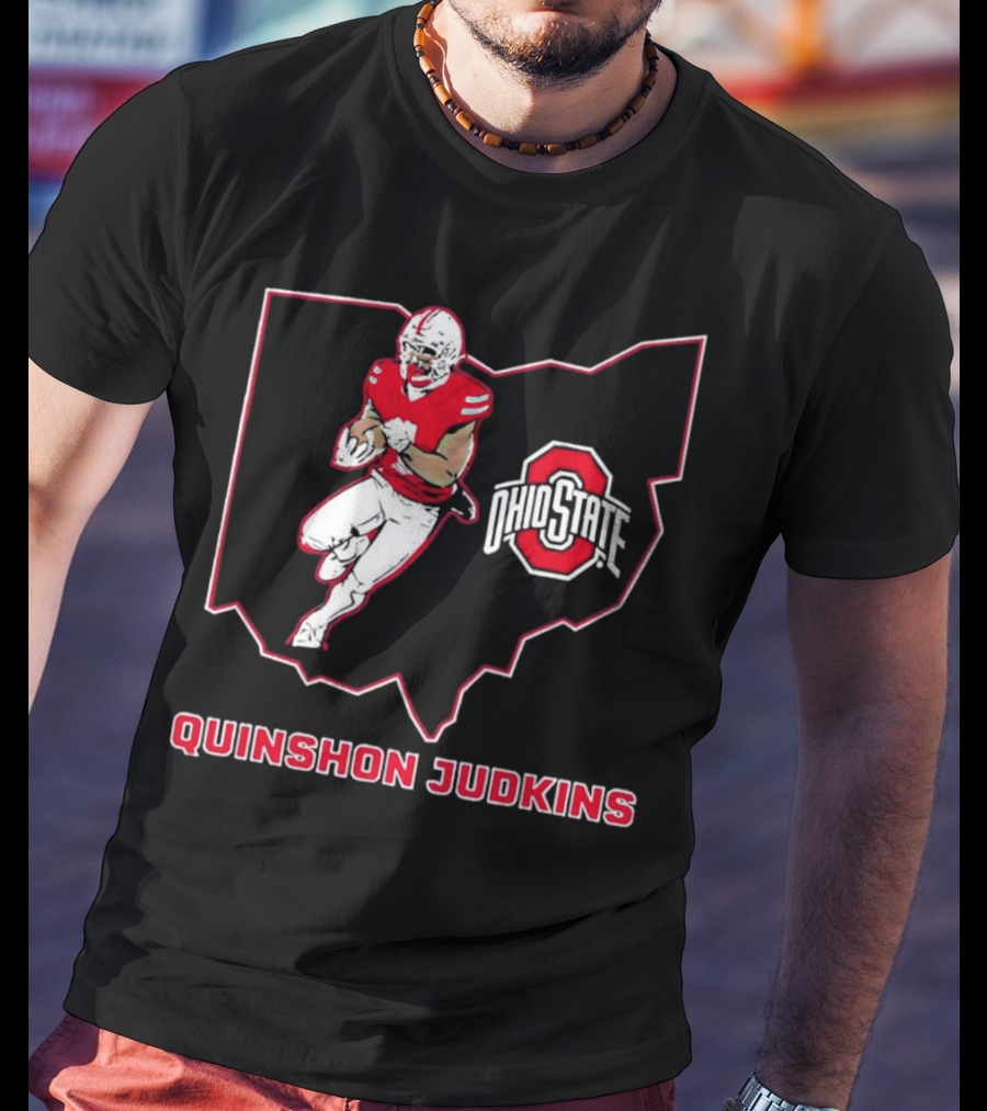 QUINSHON JUDKINS OHIO STATE BUCKEYES RUNNING BACK STAR T-Shirt
