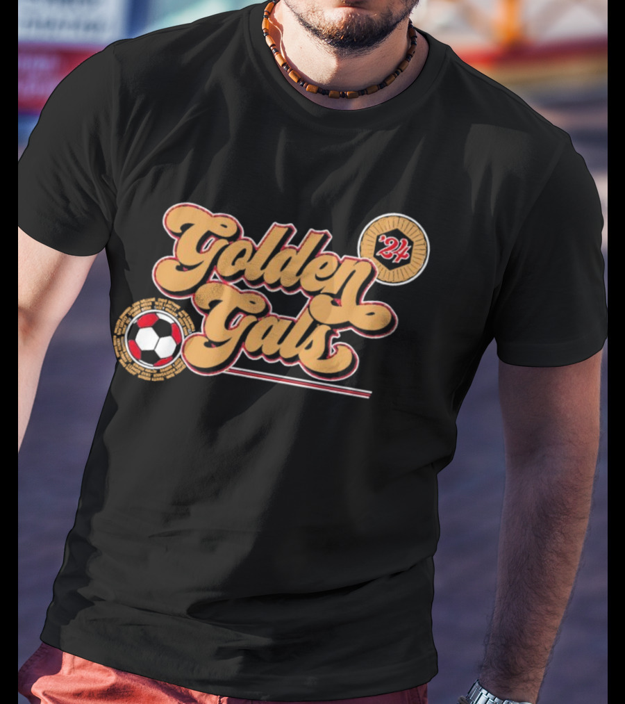 USWNTPA Golden Gals 24 Soccer USA T-Shirt