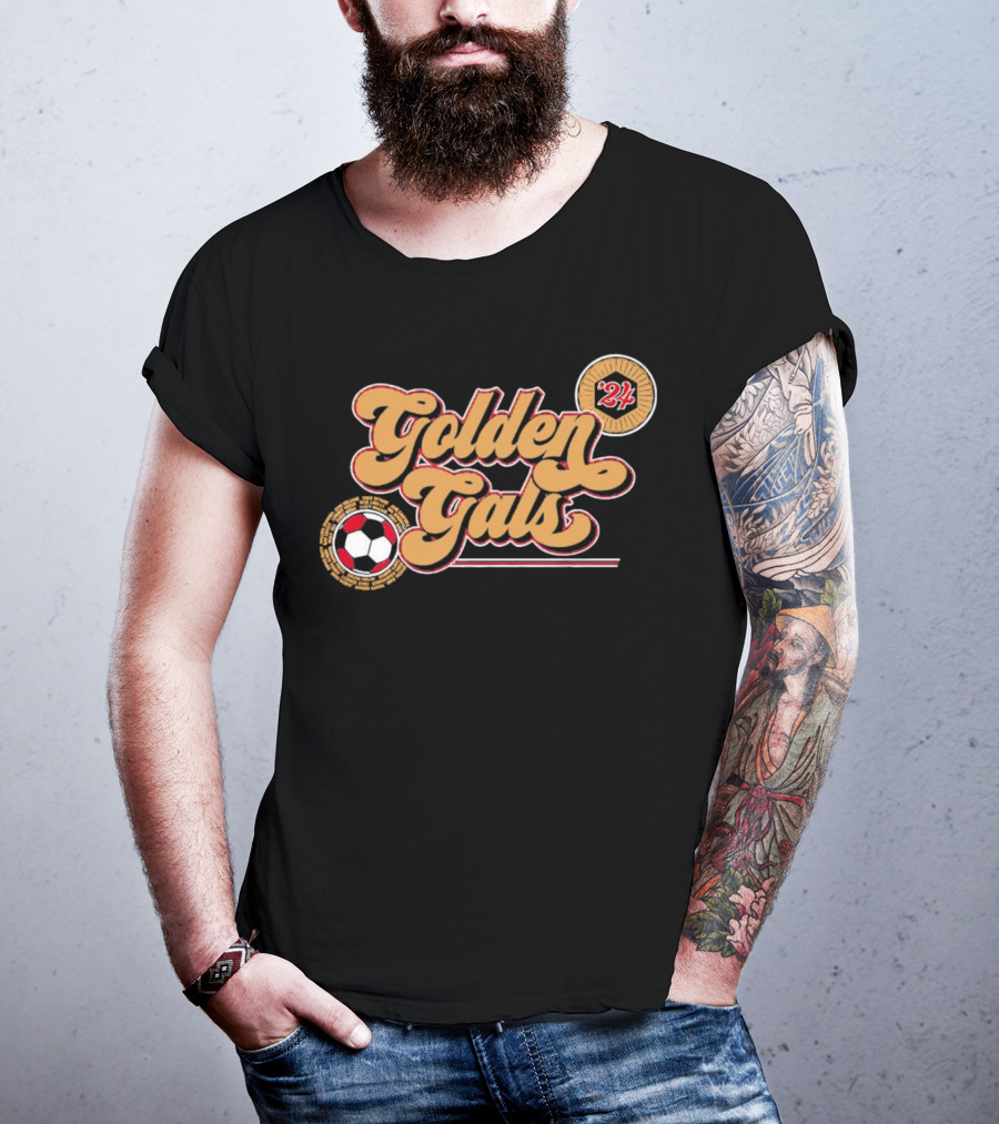 USWNTPA Golden Gals 24 Soccer USA T-Shirt