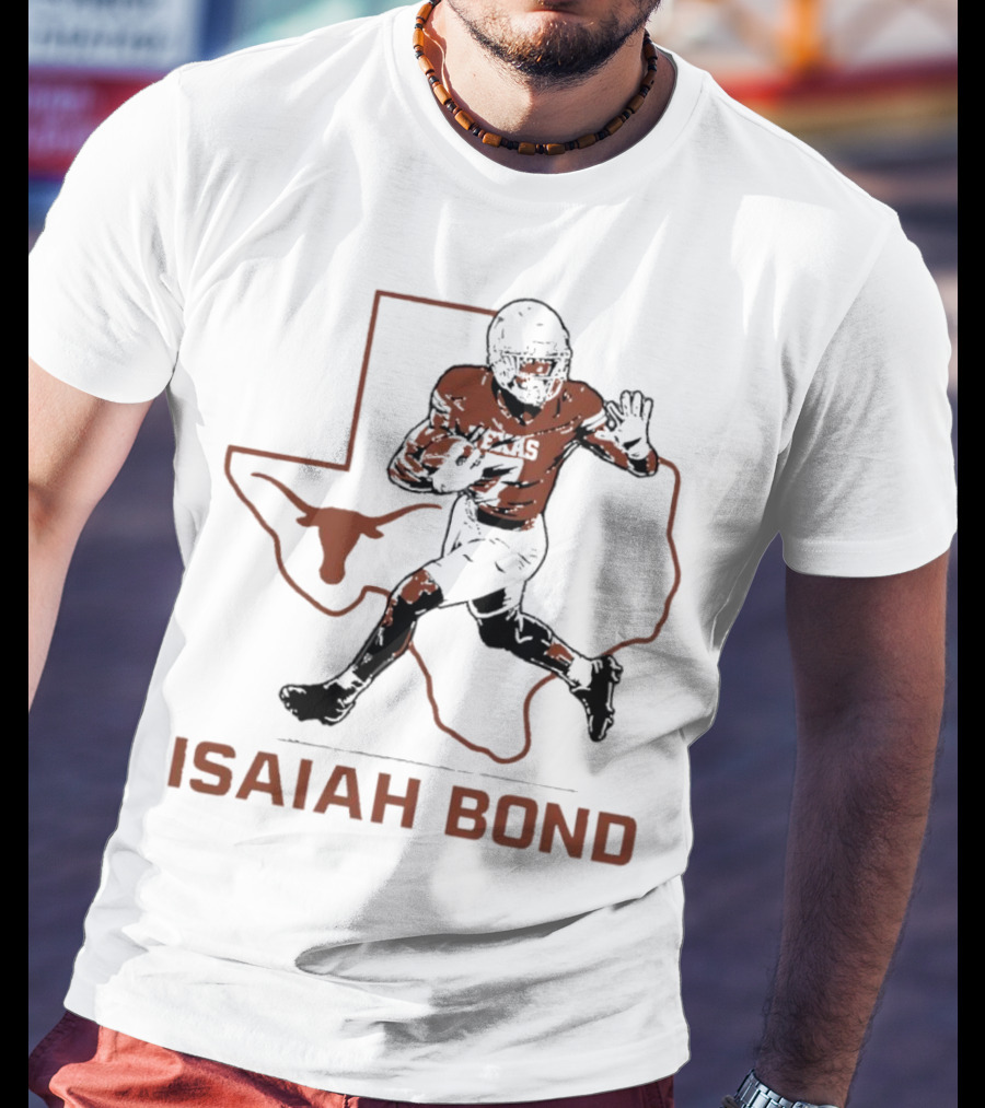 Isaiah Bond Texas Longhorns Football Running Back Star T-Shirt