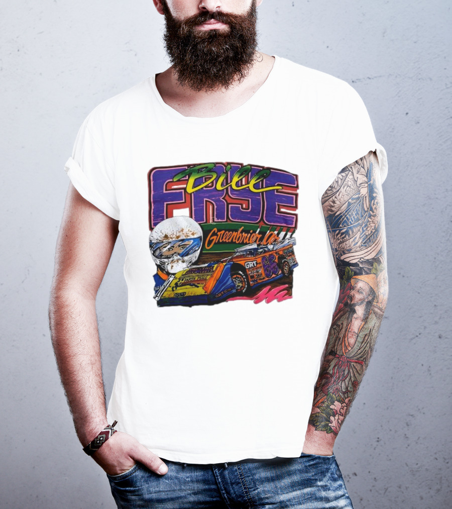 Bill Frye Greenbrier No.66 Dirt Late Model Car GRT Racing T-Shirt