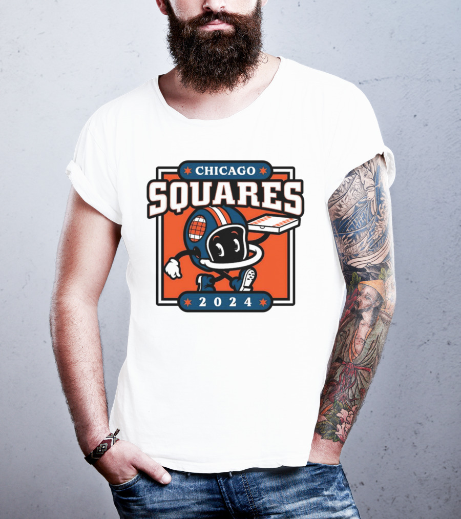 CHICAGO BEARS SQUARES T-Shirt