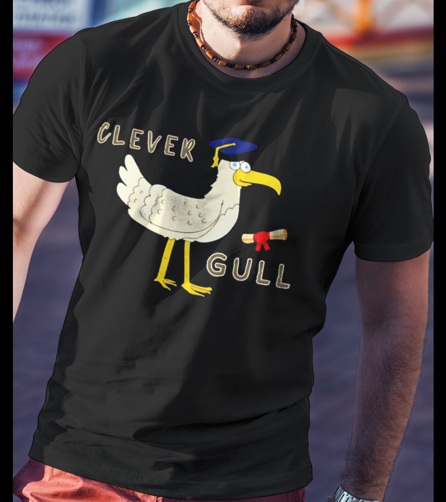 Clever Gull Graduation Humor Supersoft T-Shirt