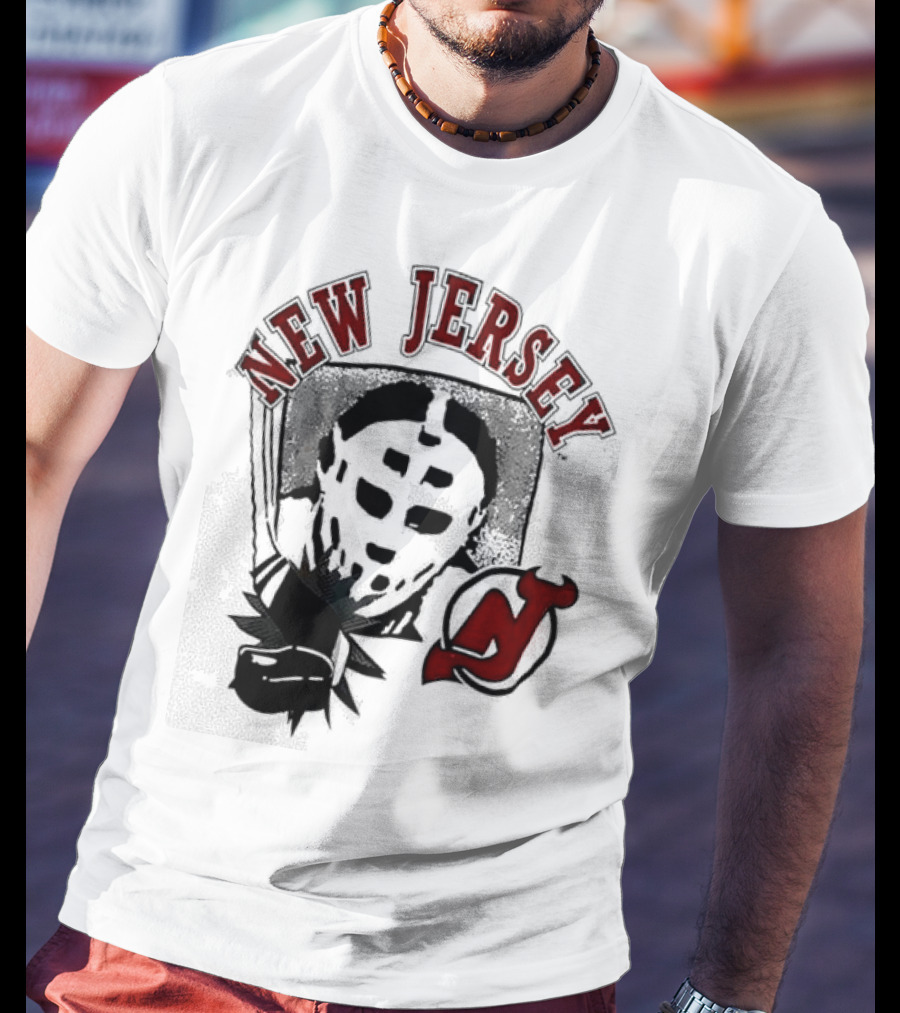 New Jersey Devils Retro Goalie Mask T-Shirt