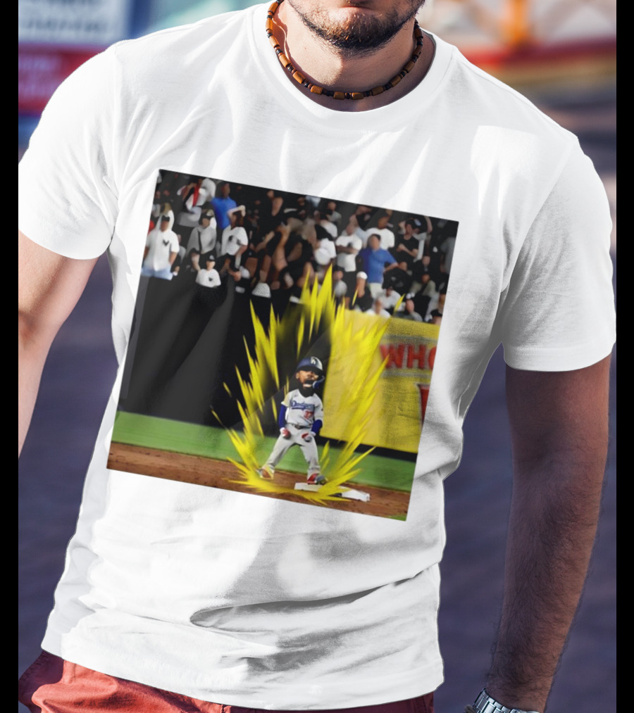 Teoscar Hernández Dodgers Super Saiyan Walk-Off Moment T-Shirt