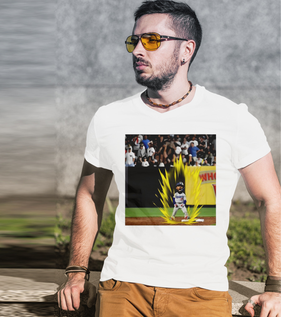 Teoscar Hernández Dodgers Super Saiyan Walk-Off Moment T-Shirt