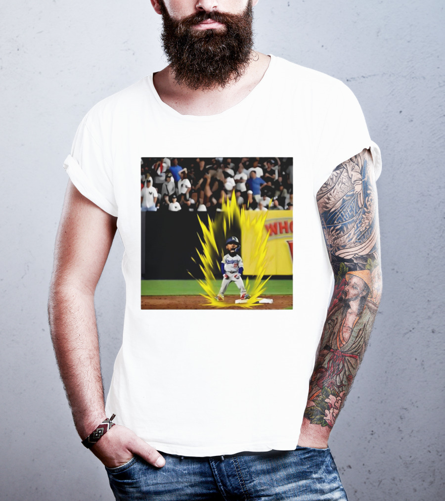 Teoscar Hernández Dodgers Super Saiyan Walk-Off Moment T-Shirt