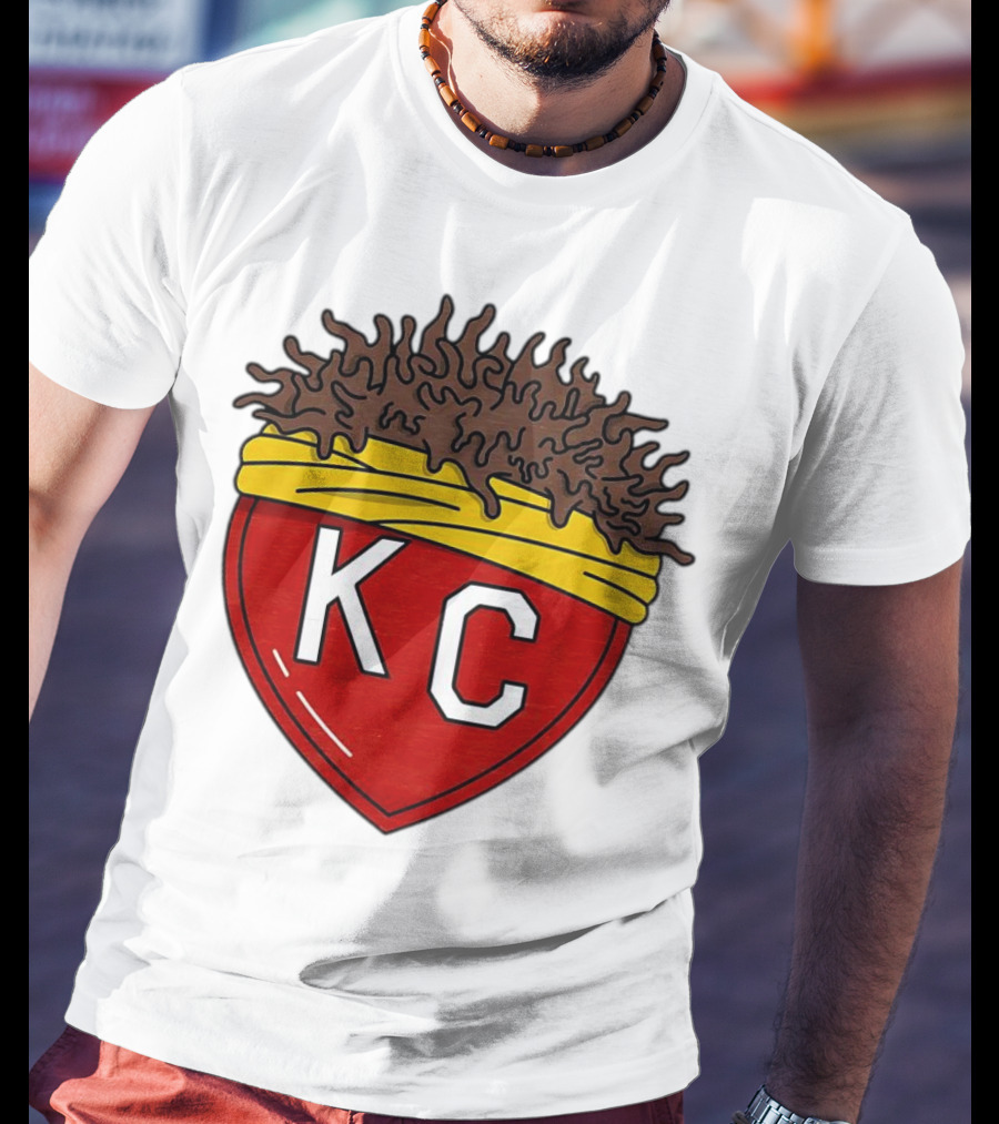 Kansas City Chiefs KC Heart French Fries T-Shirt
