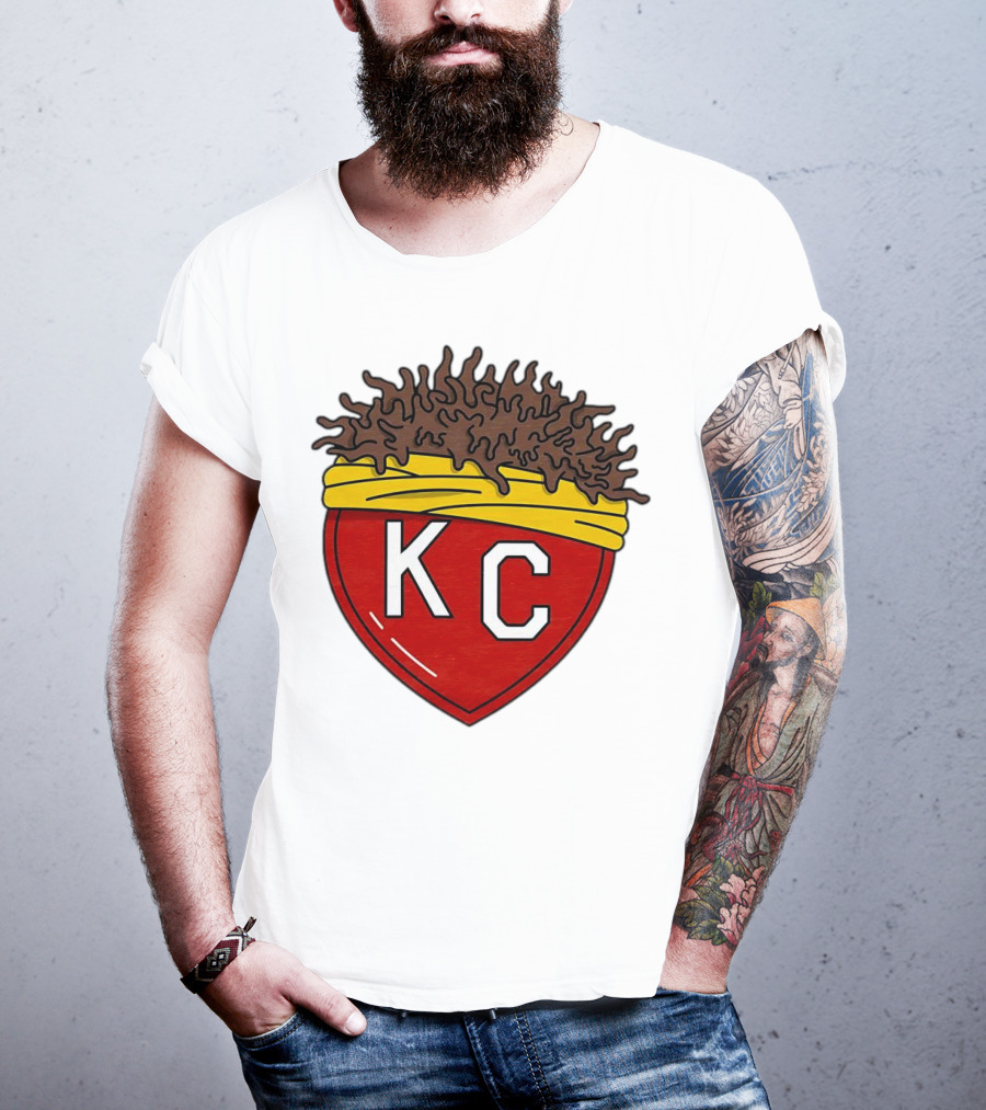 Kansas City Chiefs KC Heart French Fries T-Shirt