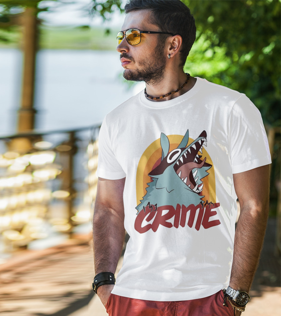 Kay Powell Wolf Crime T-Shirt
