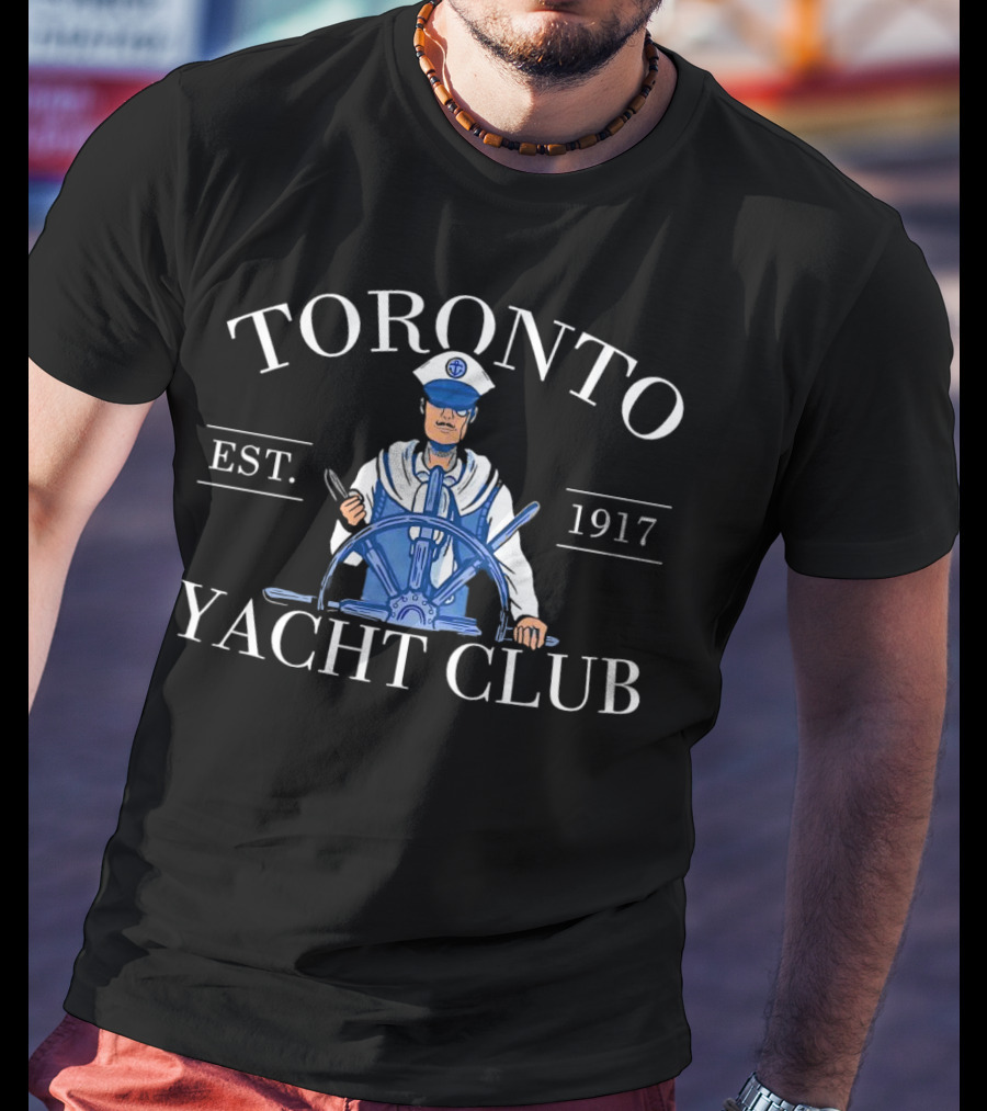TORONTO YACHT CLUB EST. 1917 SAILOR AT HELM T-Shirt