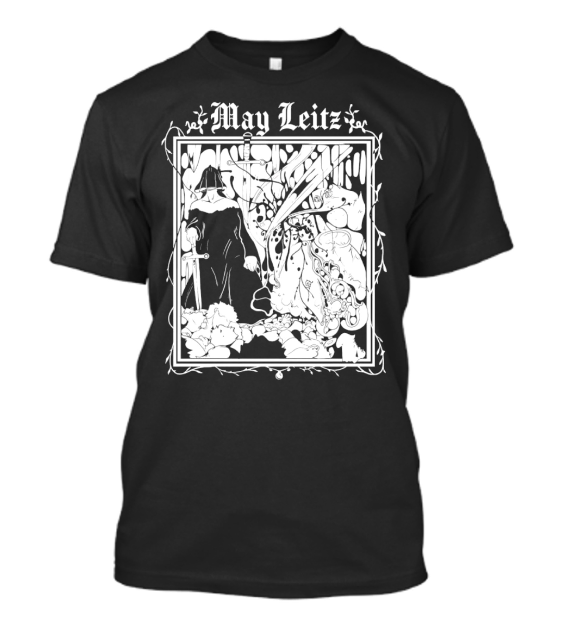 May Leitz Medieval Fantasy Sword T-Shirt